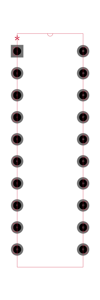 5962-8407201VRA封装焊盘图